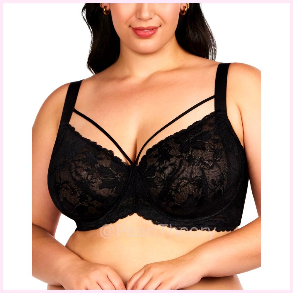 Minimizer Bras Full Coverage Unlined Lace Underwire Plus Size